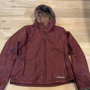 CLOUDVEIL burgundy primaloft women's jacket L